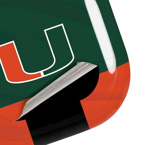 University of Miami Hurricanes Flag Galaxy Buds Live Skin